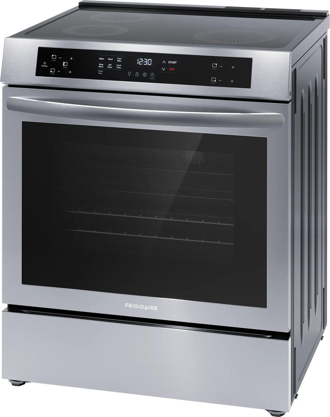 30" Front Control Induction Range with Convection Bake