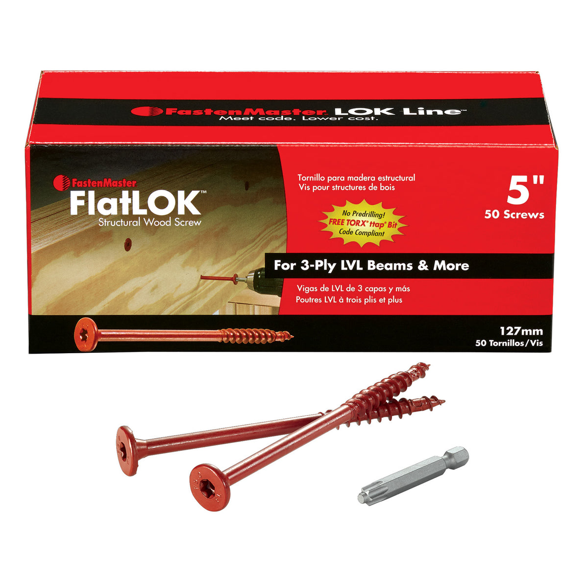 FastenMaster 5" FlatLOK (50PC)