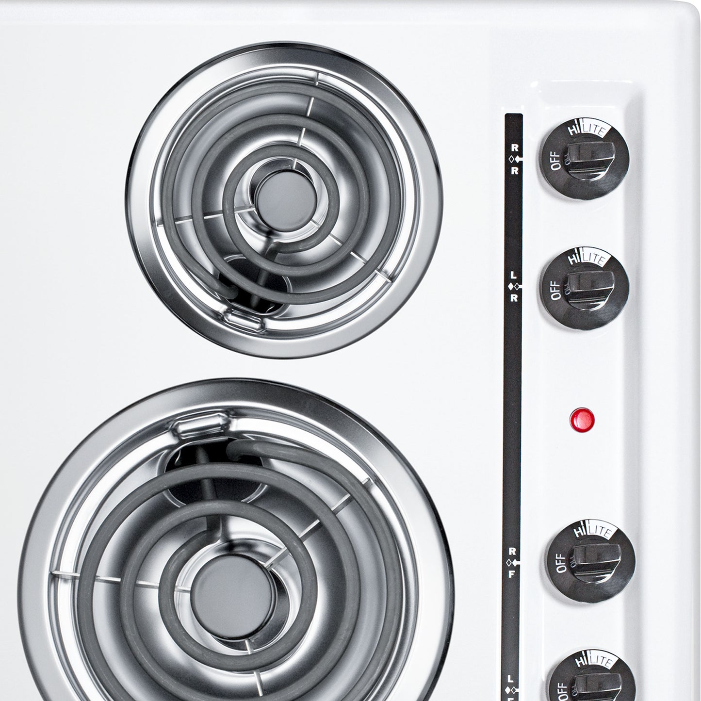 24" Wide 4-Burner Coil Cooktop
