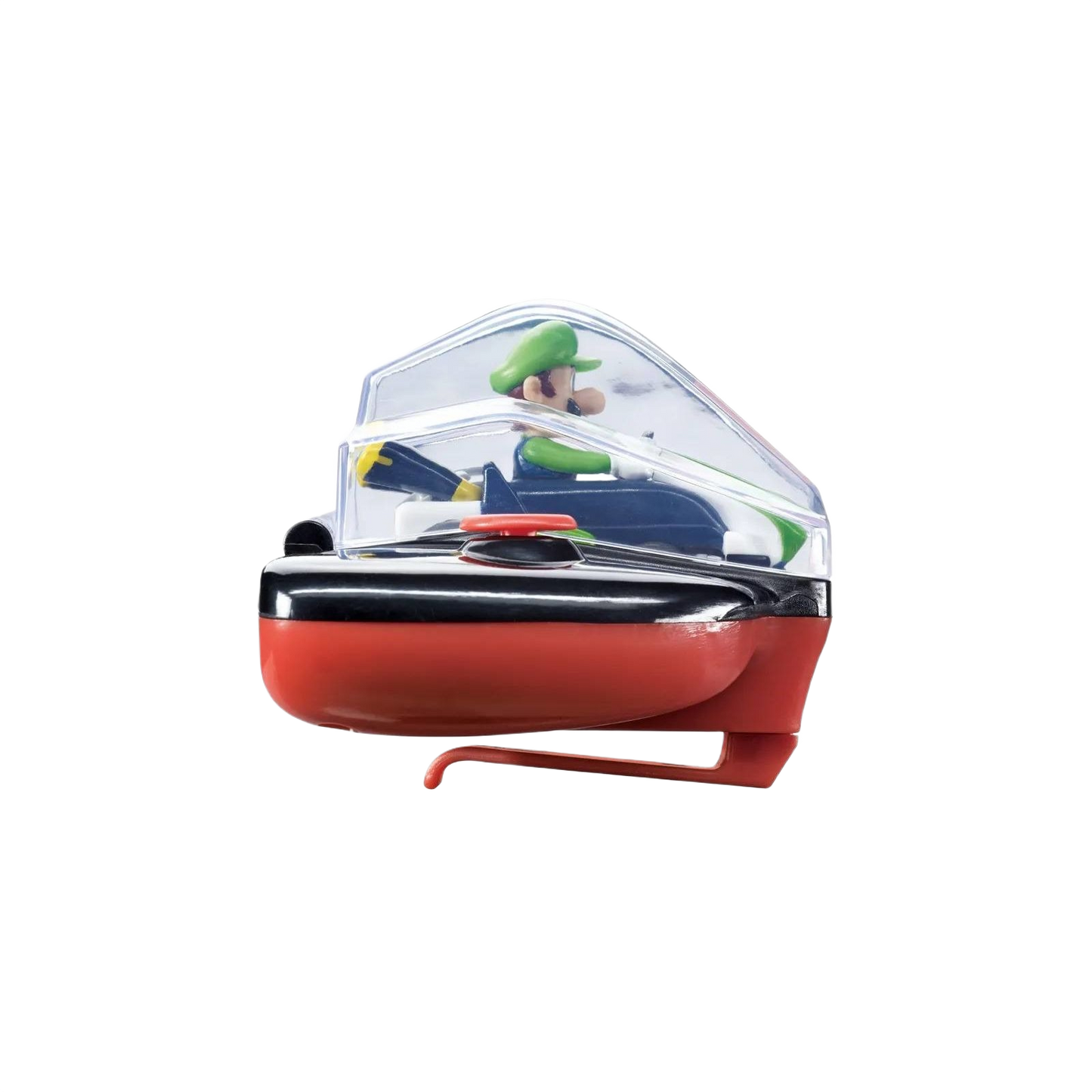 Mini RC racer featuring Luigi in green kart with clear canopy, from Vehicles & Remote Controlled Toys and Carrera Toys collections