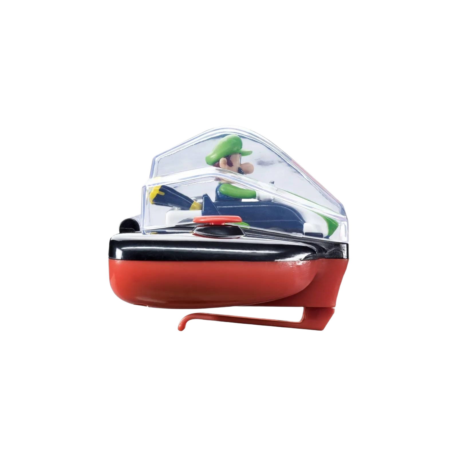 Mini RC racer featuring Luigi in green kart with clear canopy, from Vehicles & Remote Controlled Toys and Carrera Toys collections