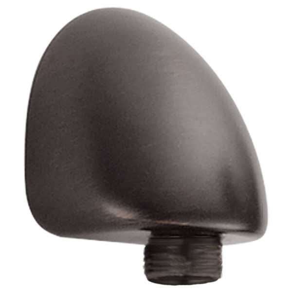 Venetian bronze wall elbow with threaded connection for hand shower installation in home improvement projects