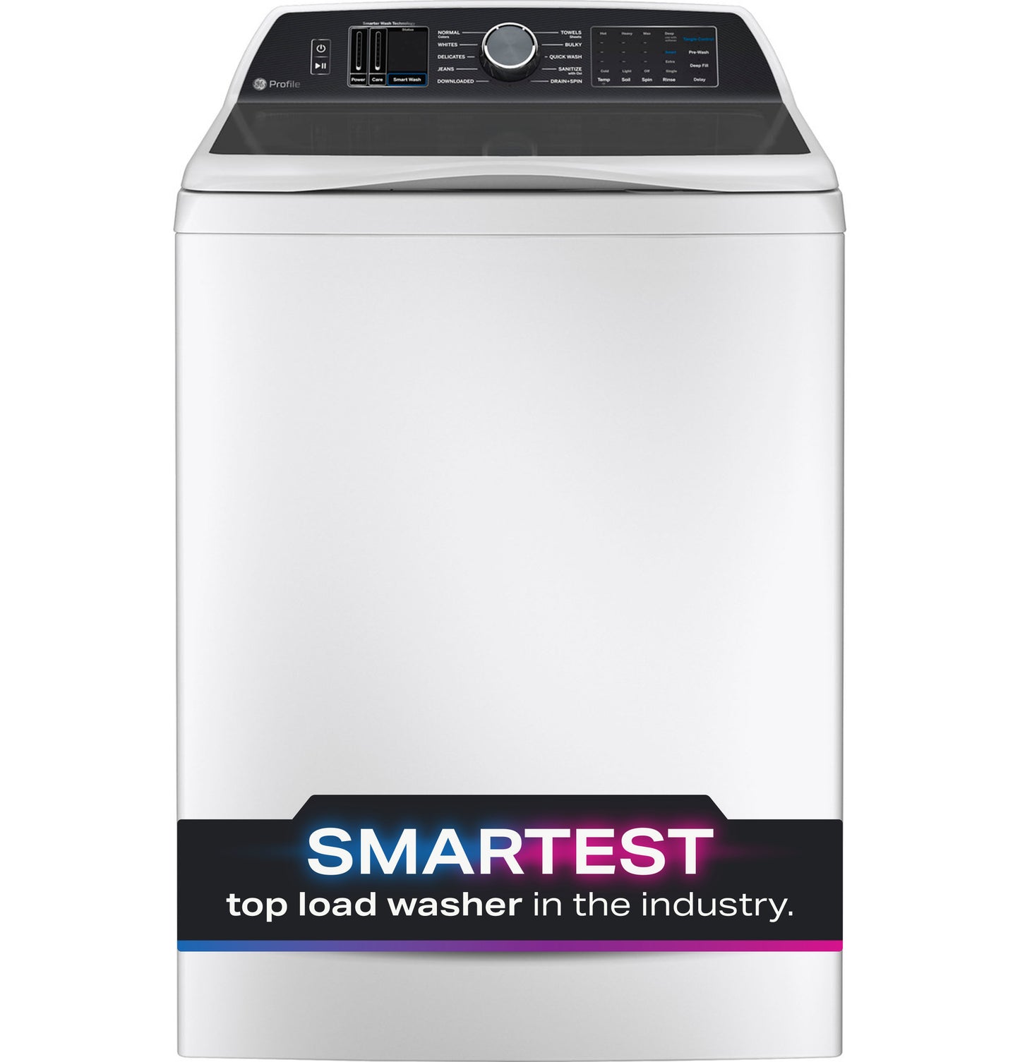 GE Profile™ ENERGY STAR® 5.4  cu. ft. Capacity Washer with Smarter Wash Technology and FlexDispense™