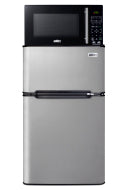 Microwave/Refrigerator-Freezer Combination with Allocator