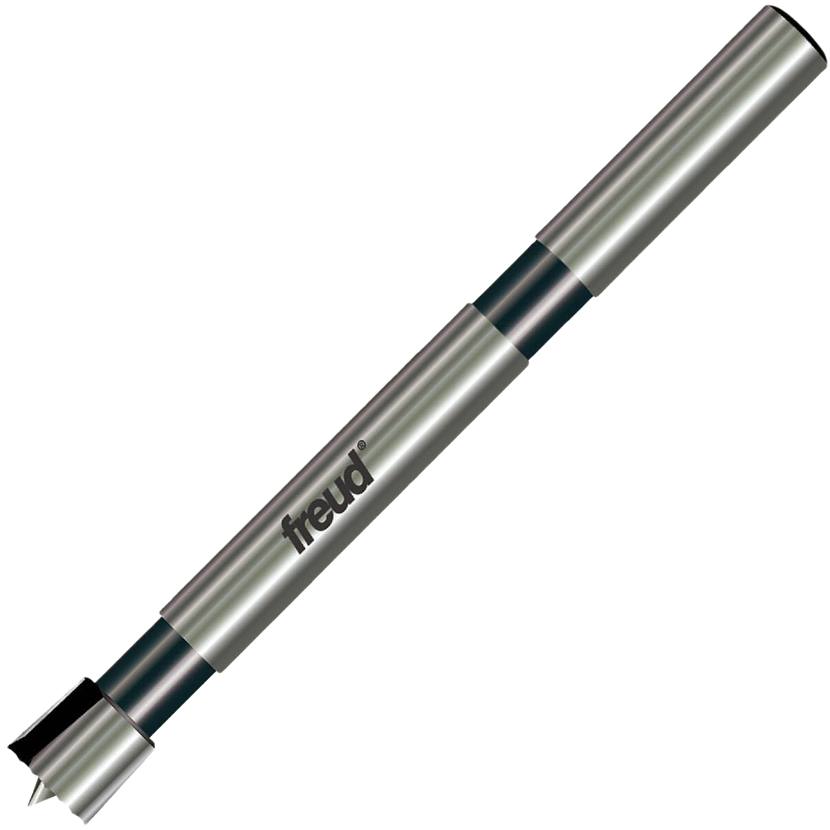Precision Forstner drill bit with serrated edge for clean, flat-bottom holes in woodworking tool accessory collections under $50