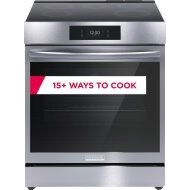 30" Front Control Induction Range with Total Convection