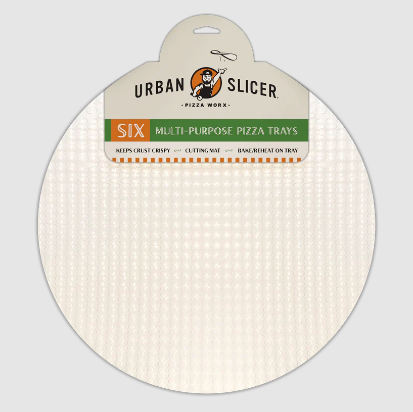 Urban Slicer 14" Multi-Use Pizza Tray, 6pk