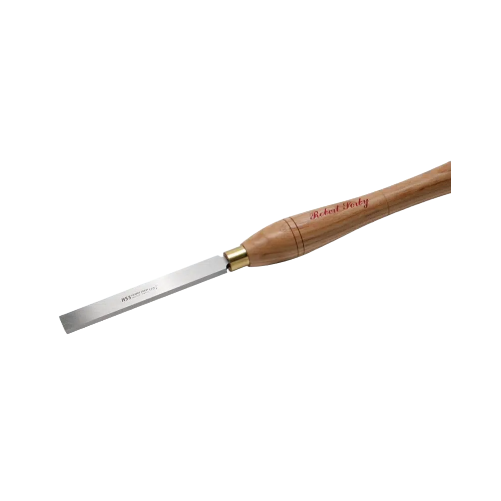 Square end wood scraper with polished hardwood handle and precision ground blade for woodworking and home improvement use
