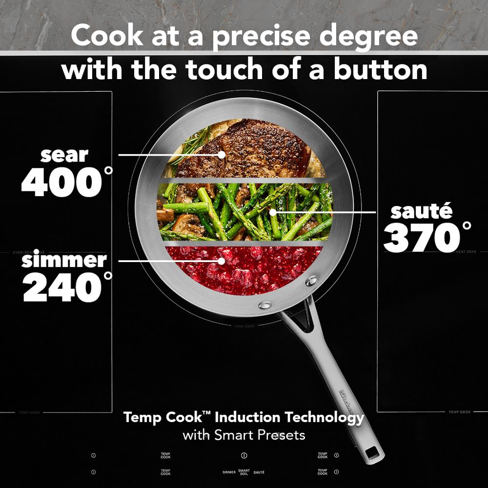36" Temp Cook™ Induction Cooktop with 5 Cooking Zones