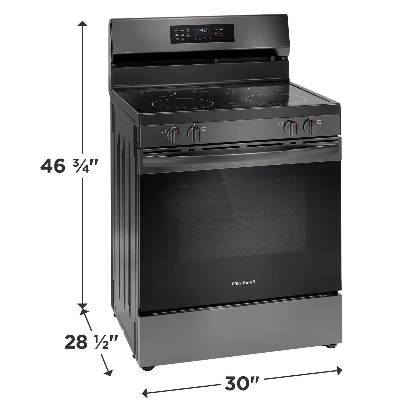 30" Electric Range with Air Fry