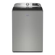 Silver top load washer with digital control panel and large capacity from Washers and Dryers collections