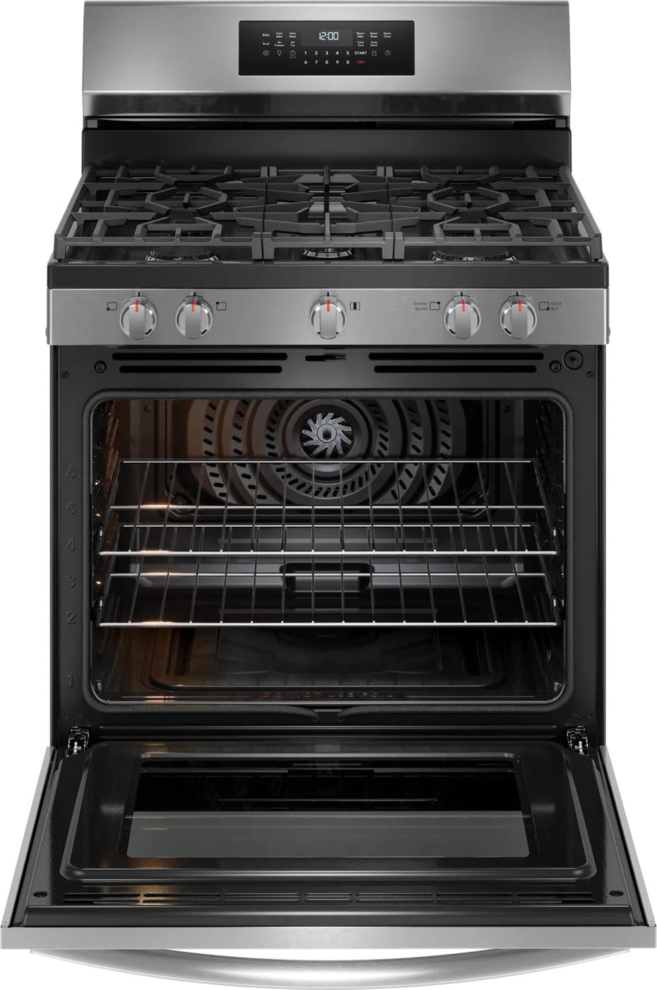 30" Rear Control Gas Range with Air Fry
