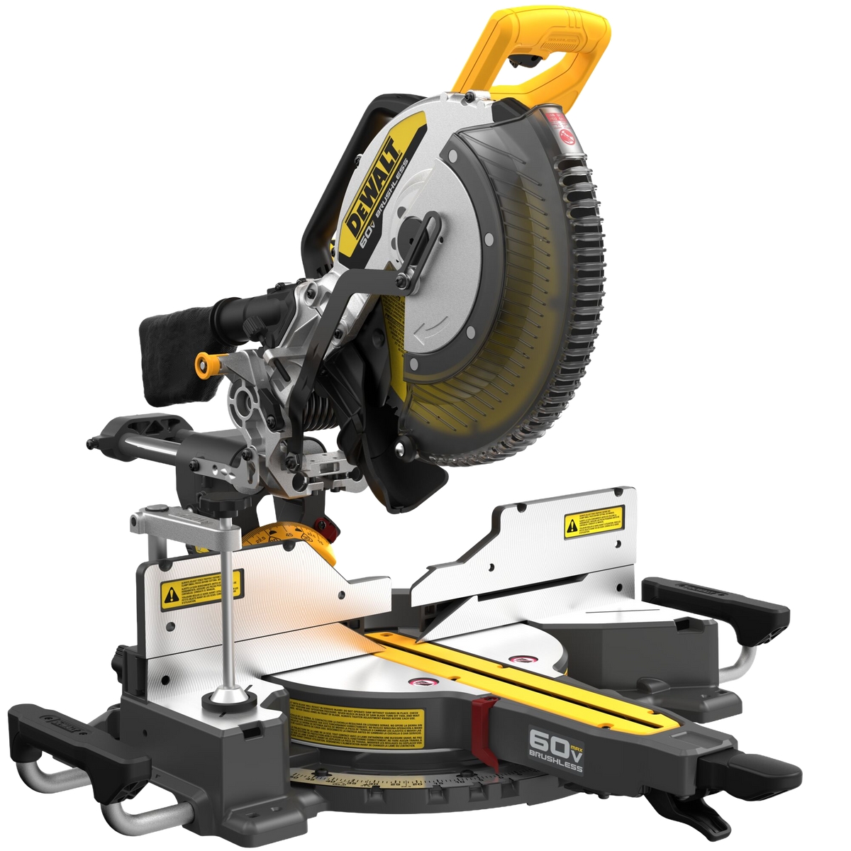 DEWALT 60V MAX* 12" Brushless Cordless Double Bevel Sliding Miter Saw (Tool Only)