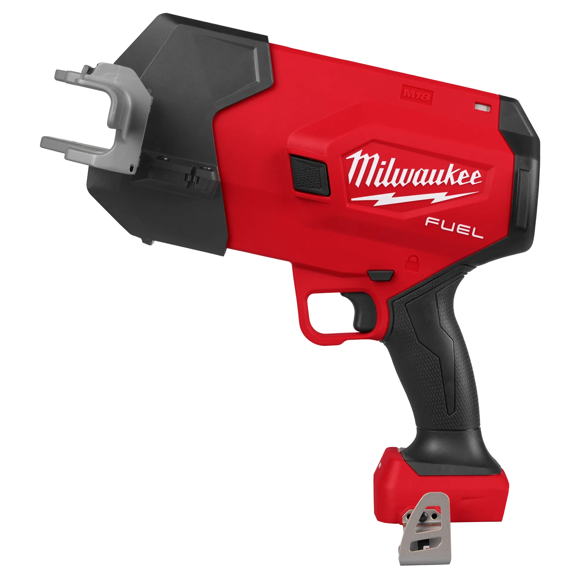 Cordless red and black steel pipe cutter with ergonomic grip for efficient tools and home improvement use