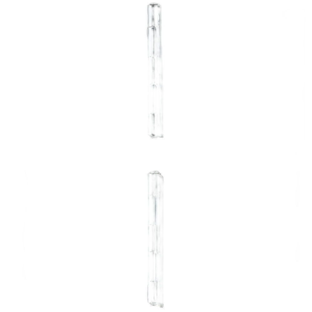 Two zinc-plated tight-pin narrow hinges made of cold-rolled steel for door hardware and home improvement tools under $50