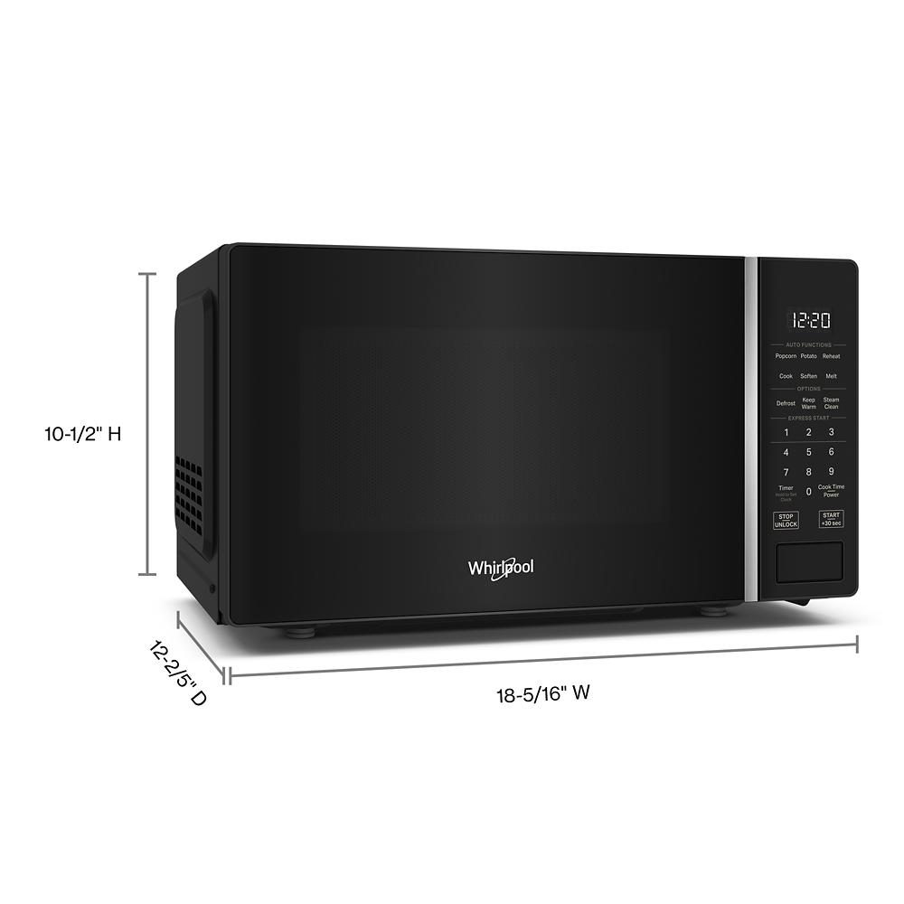 0.7 cu. ft. Black Countertop Microwave With Steam Clean - 700 watt
