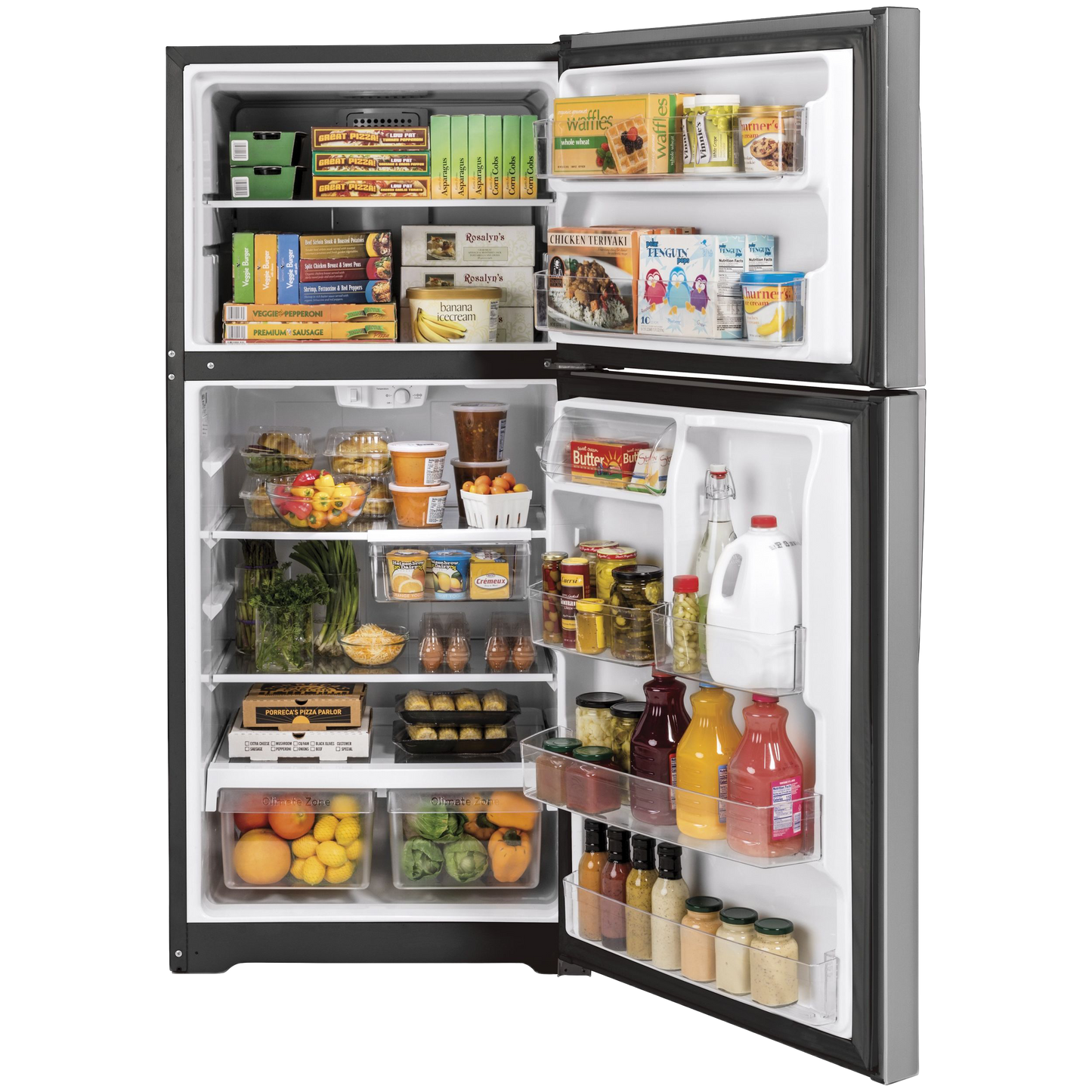 GE® 21.9 Cu. Ft. Garage Ready Top-Freezer Refrigerator