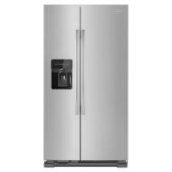 36-inch Wide Side-by-Side Refrigerator with Dual Pad External Ice and Water Dispenser - 25 Cu. Ft.