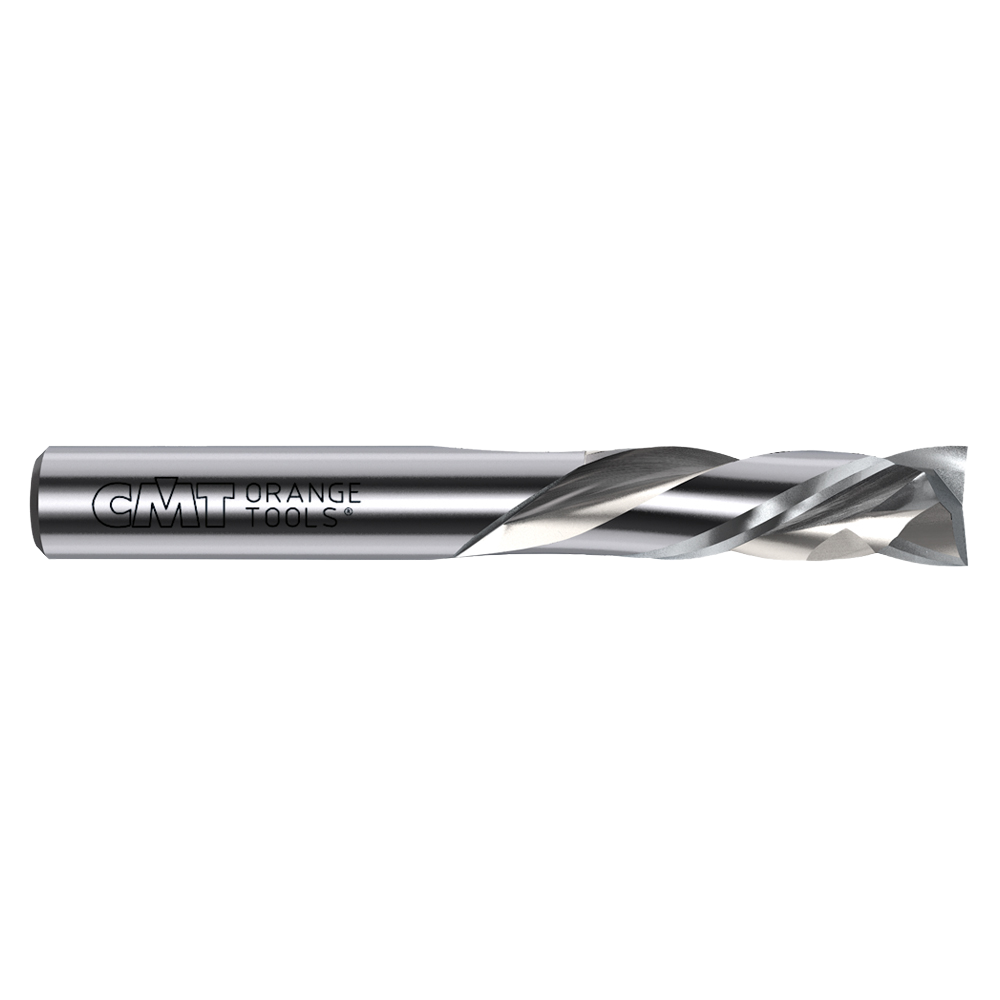 CMT Orange Tools 1/4”X7/8”X2-1/2” S=1/4” Solid Carbide Up&Downcut Bit
