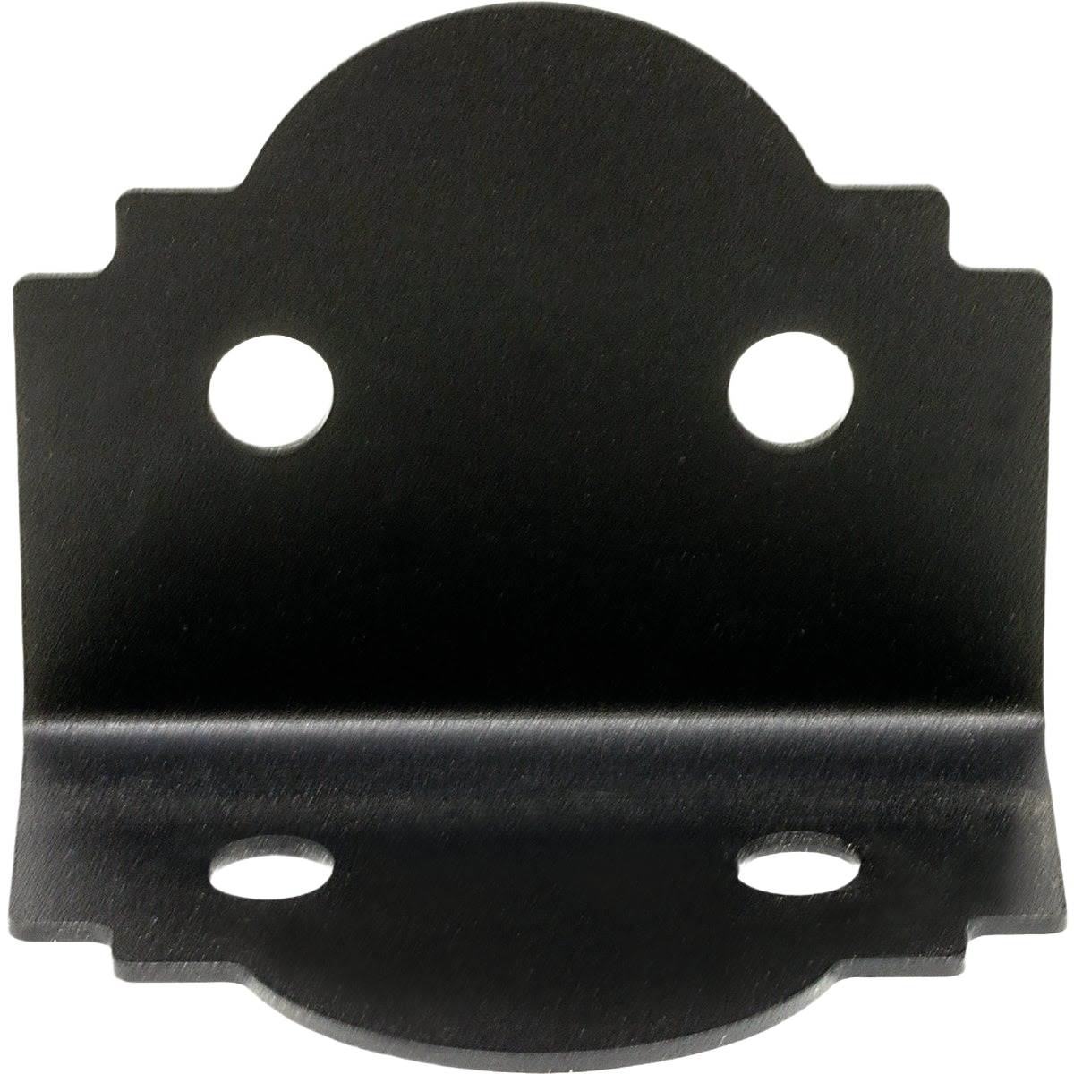 Black Simpson Strong-Tie 6X 90 Degree Reinforcing Angle bracket for durable framing and construction support tasks