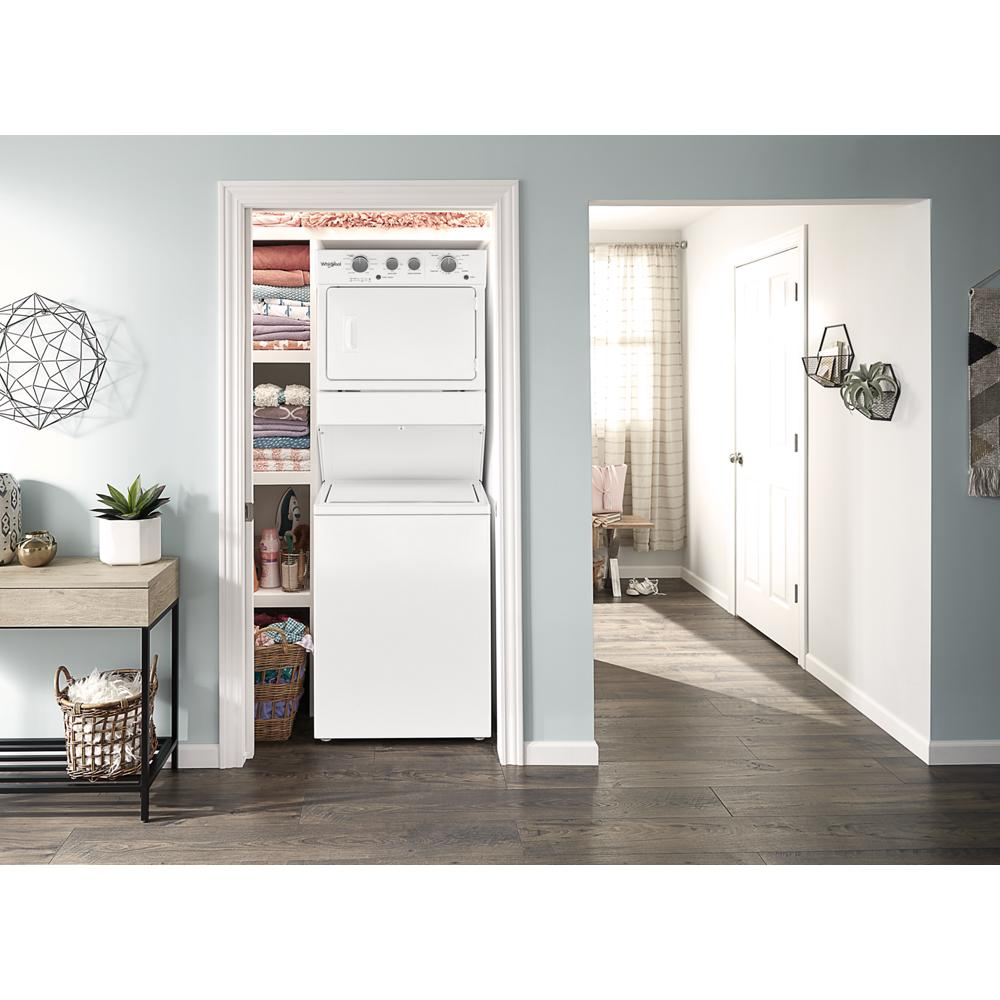 3.5 cu.ft Gas Stacked Laundry Center 9 Wash cycles and AutoDry™