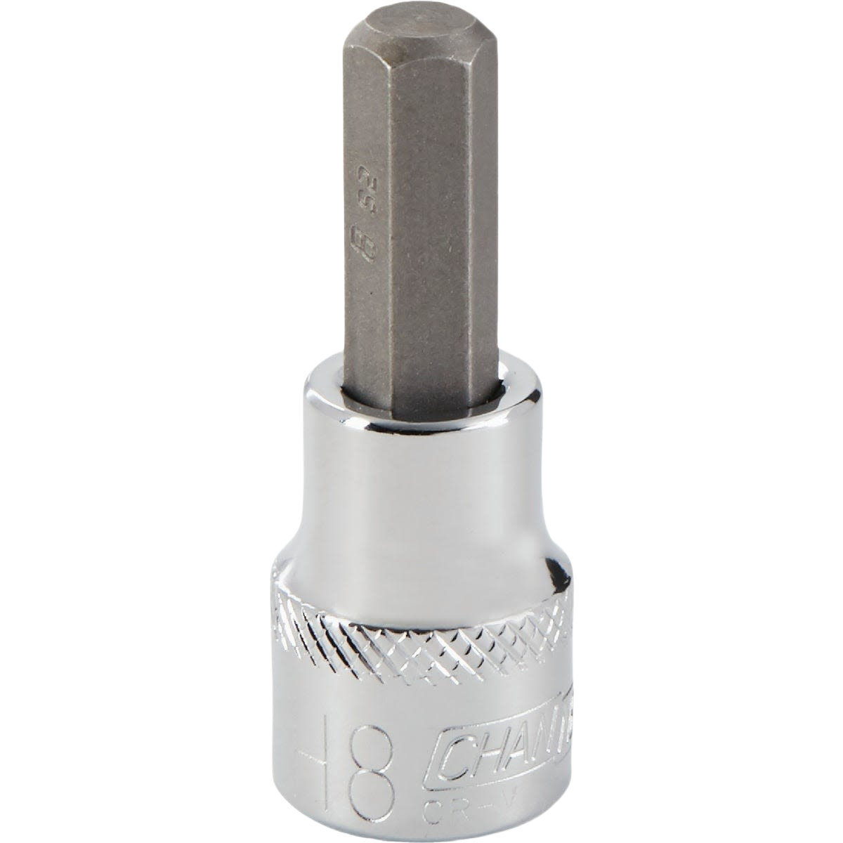 Chrome vanadium steel hex bit socket with textured grip for woodworking and hand tool collections under $50 and $100