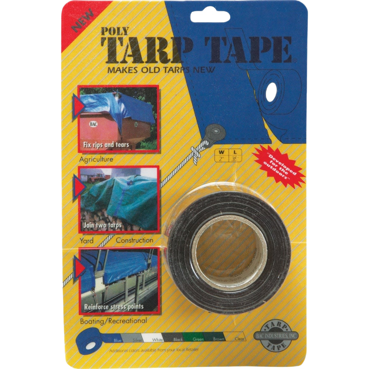 tarp repairs Gosport Brown Tarp Repair Tape 35 Ft – Durable Fix – Hartville Hardware