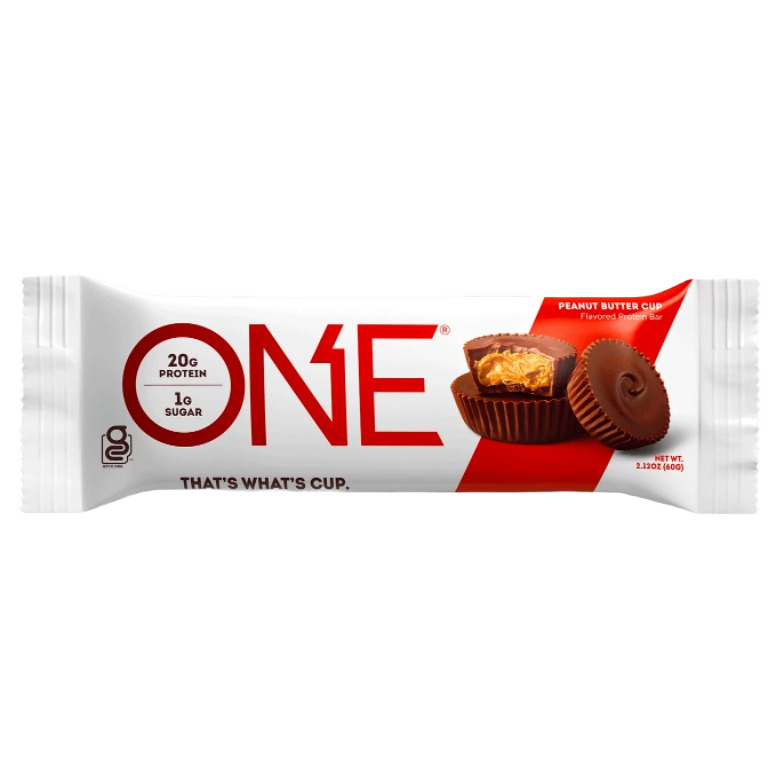 Protein bar with peanut butter cup flavor and 20 grams protein, part of Chocolates & Candies and Food & Beverage collections