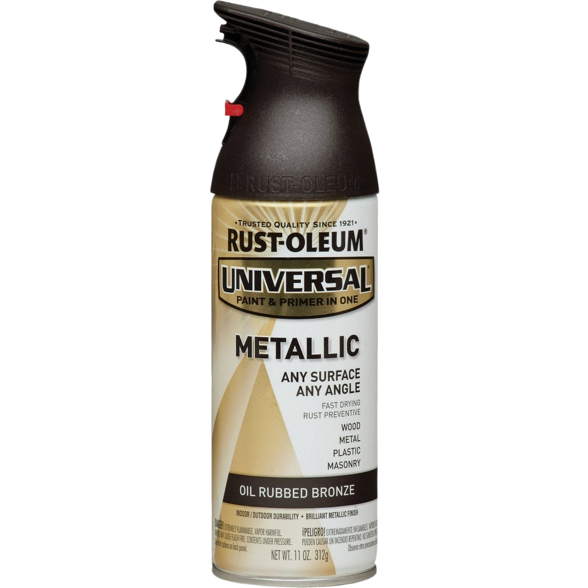 Rust-Oleum spray paint and primer combo in oil rubbed bronze finish for durable home improvement projects under $50 collection