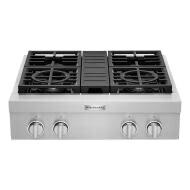 KitchenAid® 30'' 4-Burner Commercial-Style Gas Rangetop