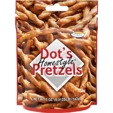 5 oz. bag of originally seasoned homestyle pretzels in Chips & Snacks and Food & Beverage collections