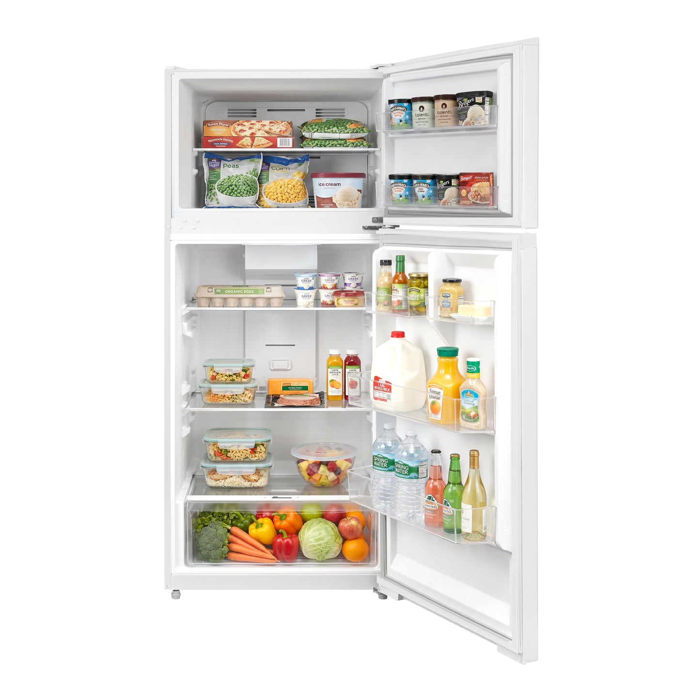 Element 16.0 cu. ft. Top Freezer Refrigerator - White, ENERGY STAR (ERT16CGDW)
