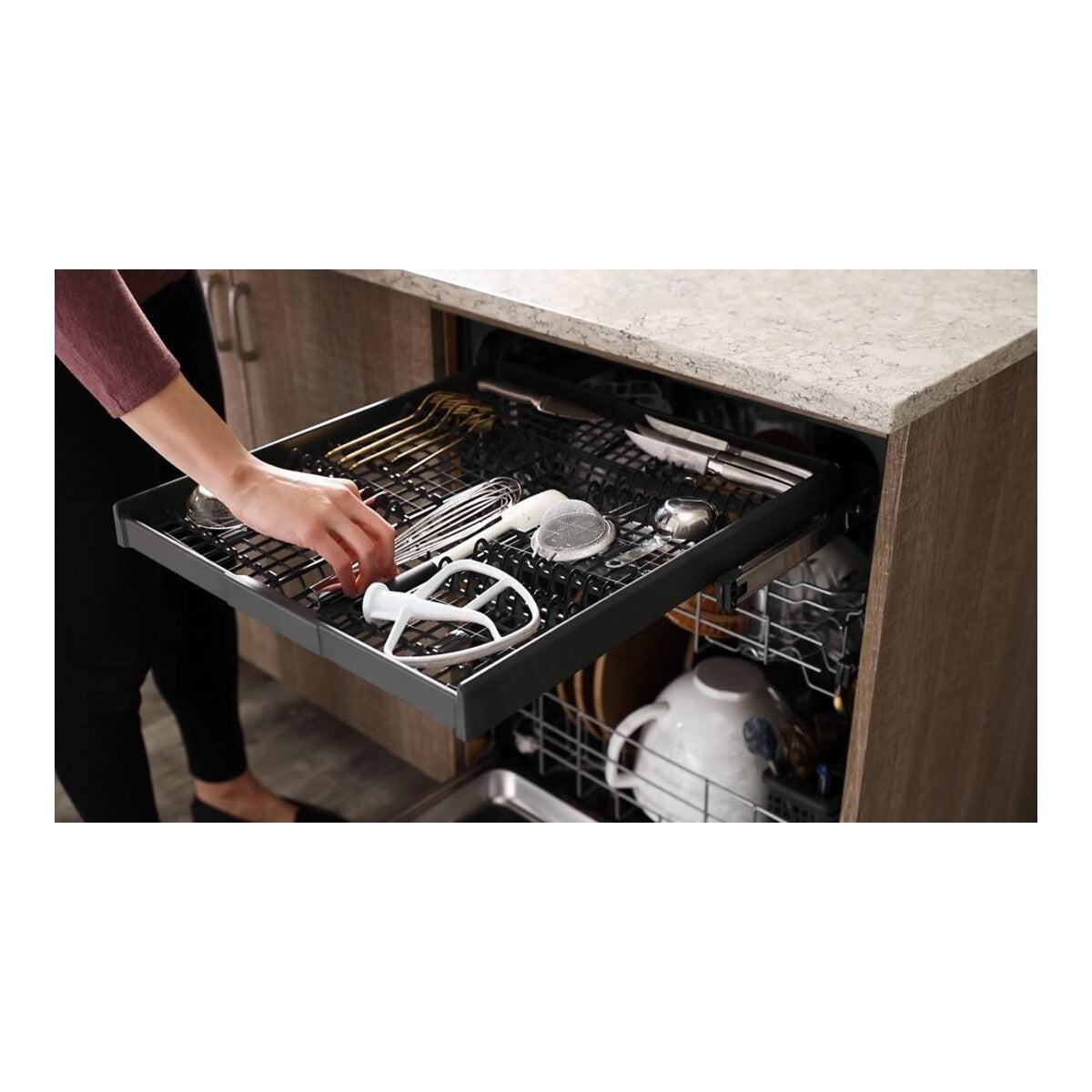 KitchenAid® Third Level Utensil Rack Dishwasher with 30+ Total Wash Jets 47 dBA