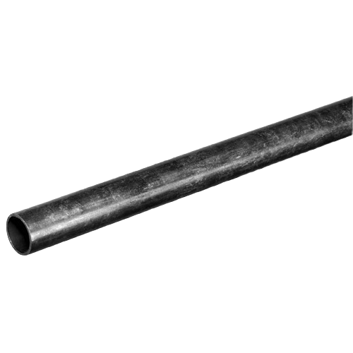 Weldable low carbon steel tube 3/4 inch diameter, 4 feet long for durable home improvement and hardware projects