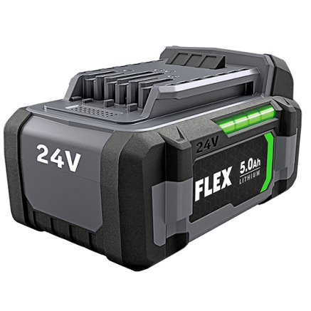 24V lithium-ion battery pack with 5.0 Ah capacity and compact design for tools and home improvement tasks