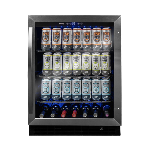 Danby 5.7 cu. ft. Built-in Beverage Center in Stainless Steel