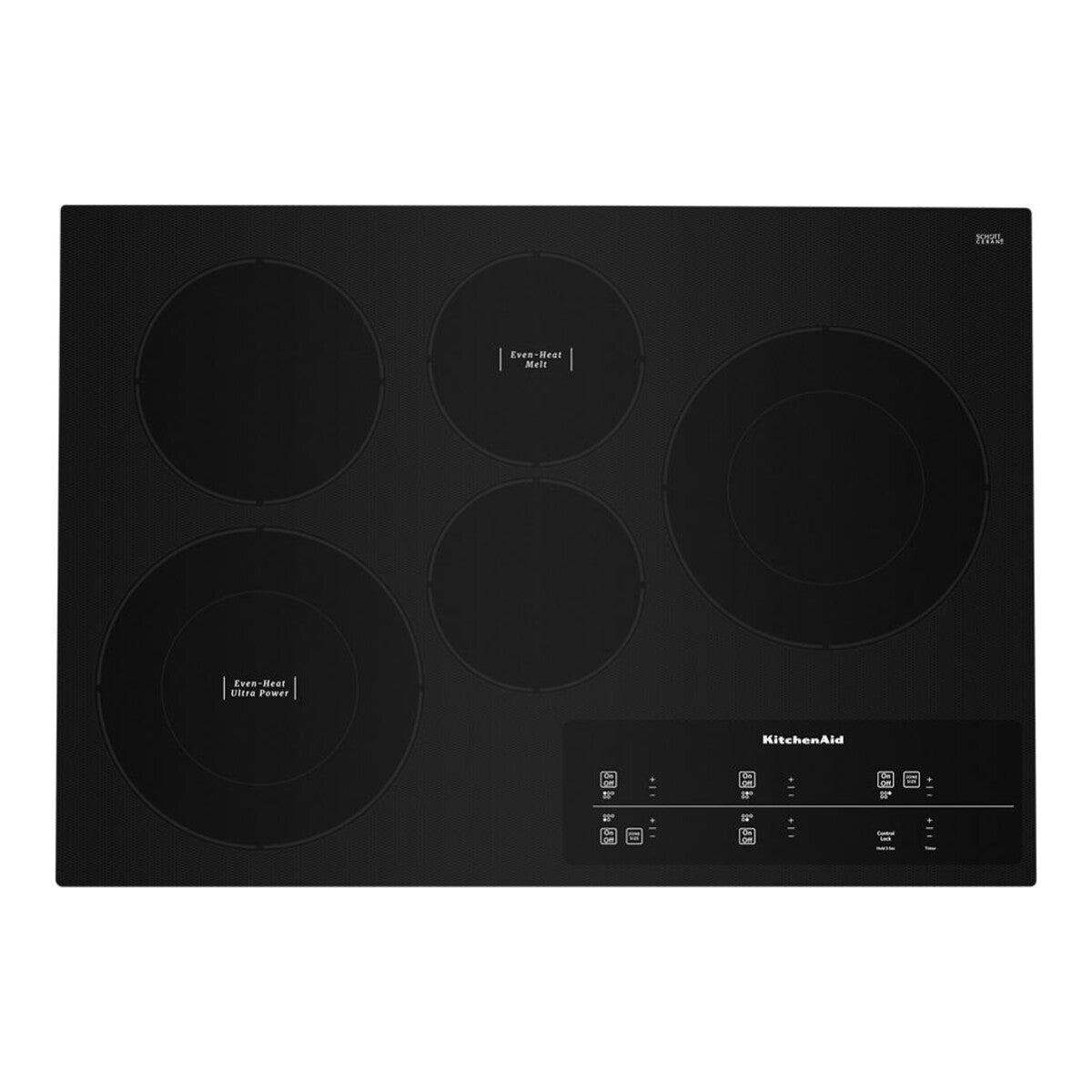 30" Electric Cooktop with 5 Elements and Touch-Activated Controls
