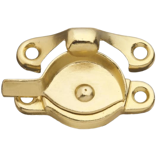 Brass crescent-style sash lock for windows made of durable zinc die-cast material for doors and windows accessories