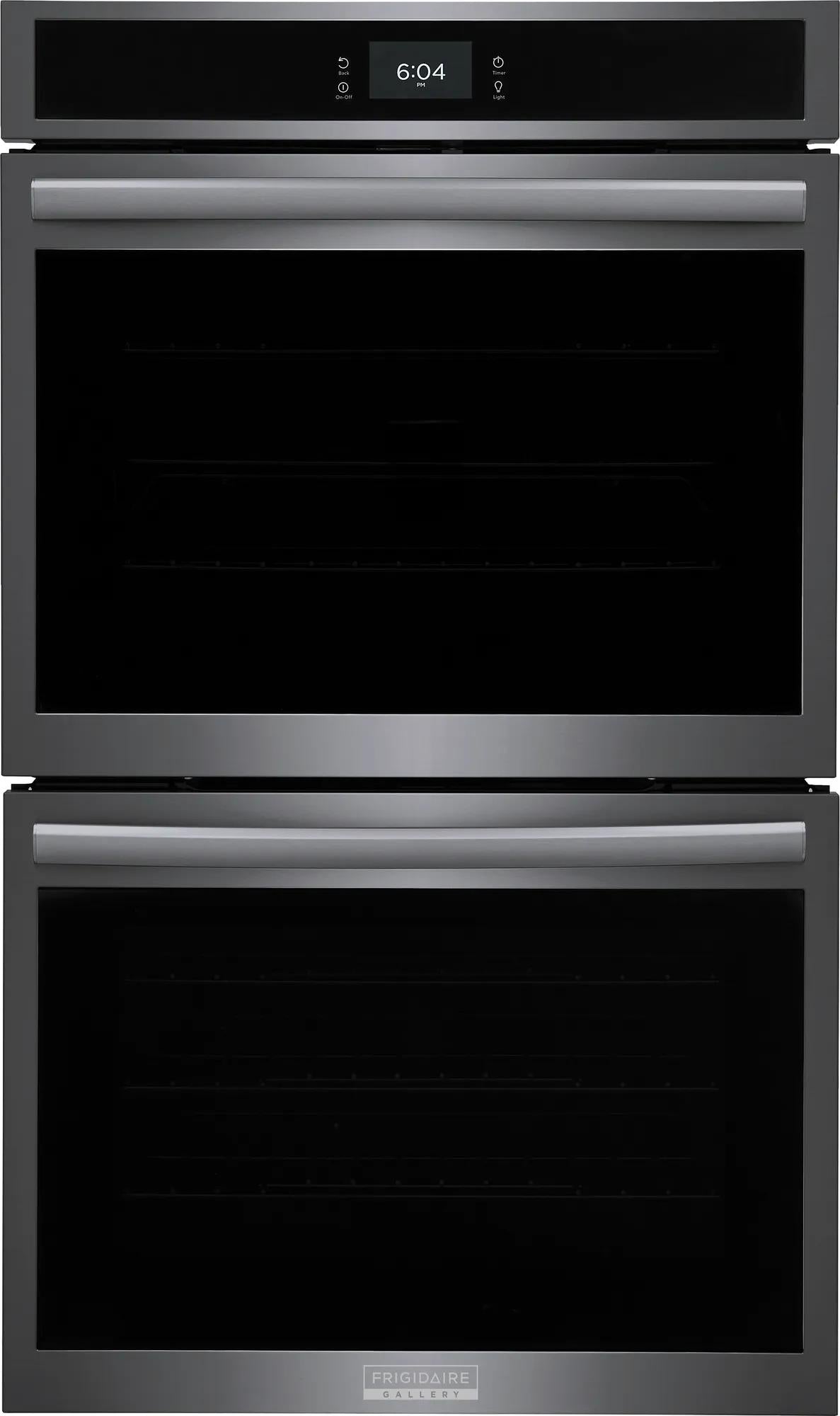 30-inch double electric wall oven with stainless steel finish and digital touch controls in kitchen appliances at Hartville Hardware