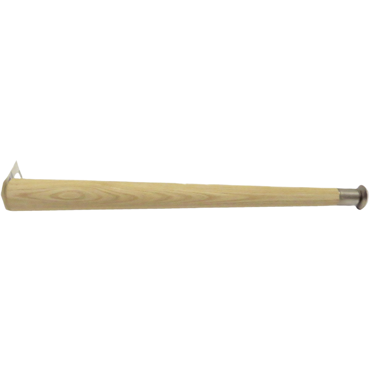 Tapered hardwood table leg with metal mounting plate for furniture repair and home improvement hardware collections