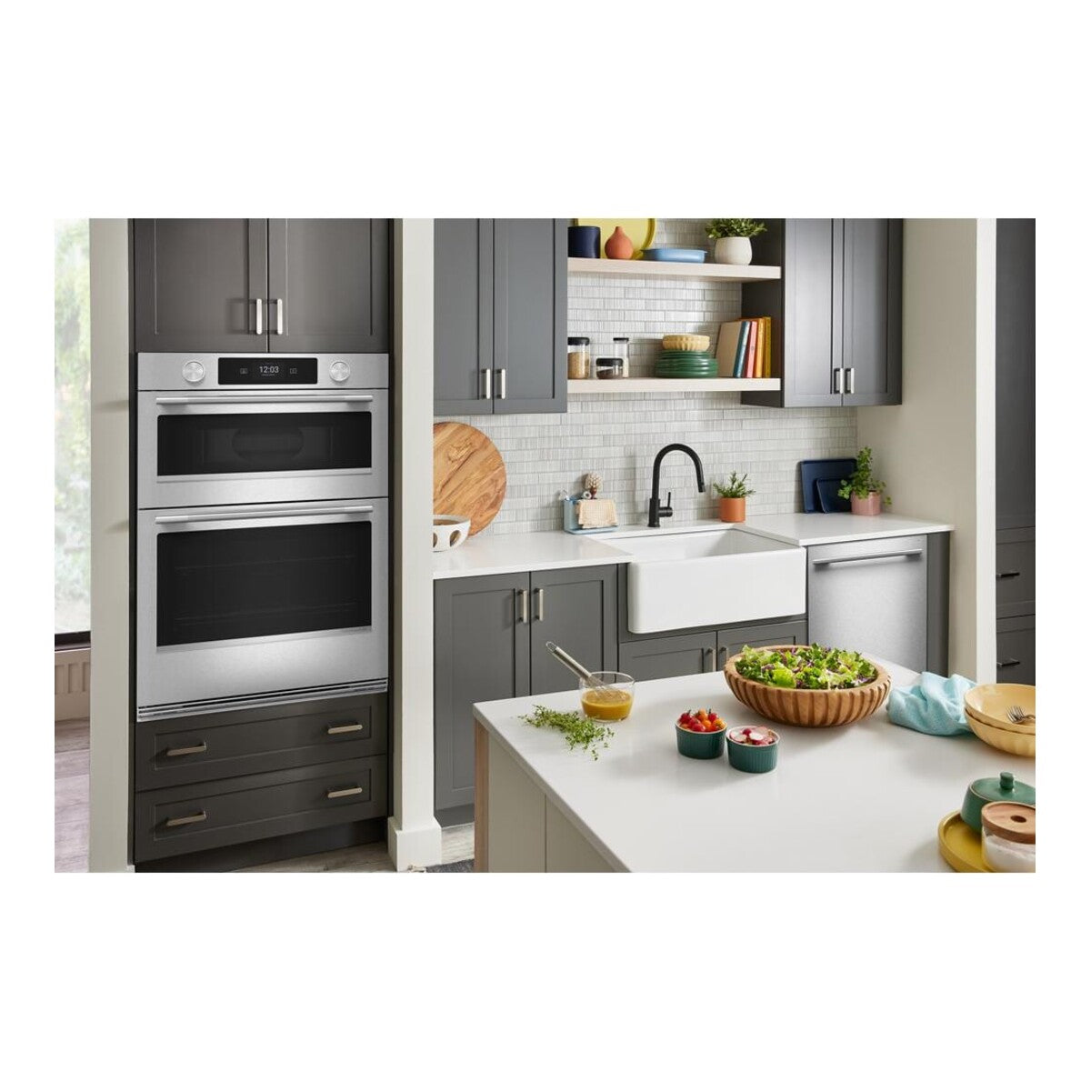 30-inch Smart Electric Combo Wall Oven with Assisted Cooking Modes - PrintShield™ Finish