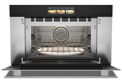 Stainless steel high-speed oven with inverter microwave and digital touchscreen from Microwaves and Kitchenware collections