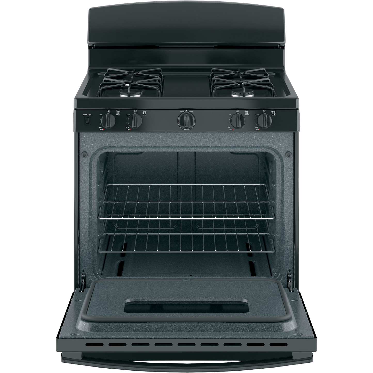 GE® 30" Free-Standing Front Control Gas Range