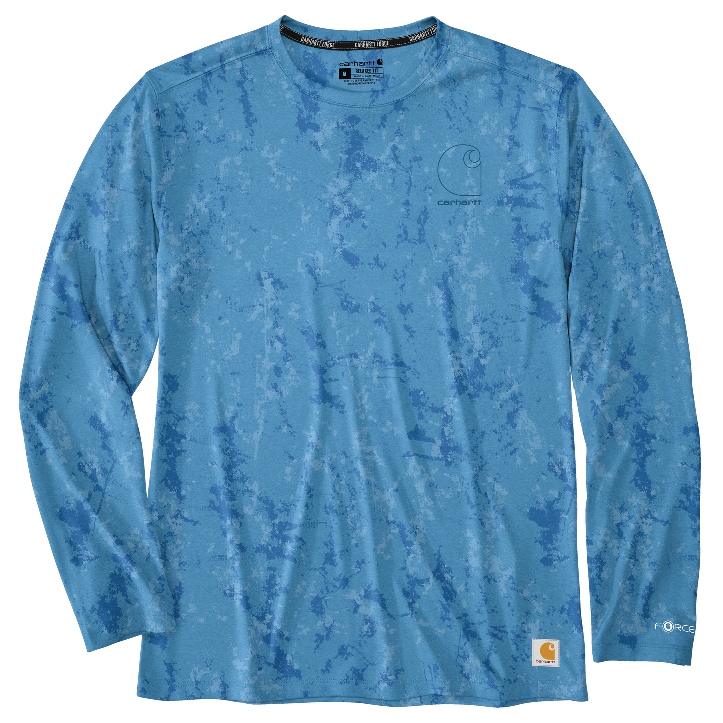 Carhartt Men's Force Sun Defender Relaxed Print Long-Sleeve T-Shirt