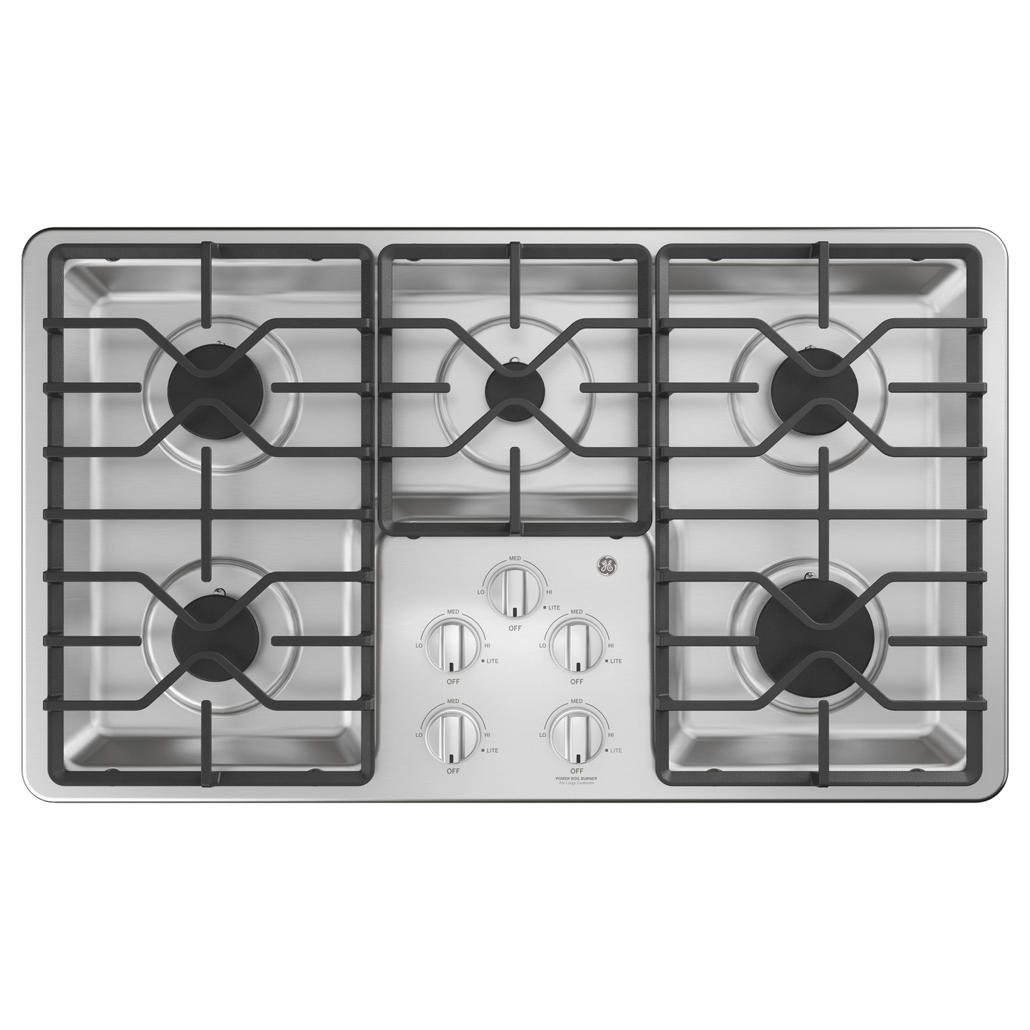 GE® 36" Built-In Gas Cooktop with Dishwasher-Safe Grates