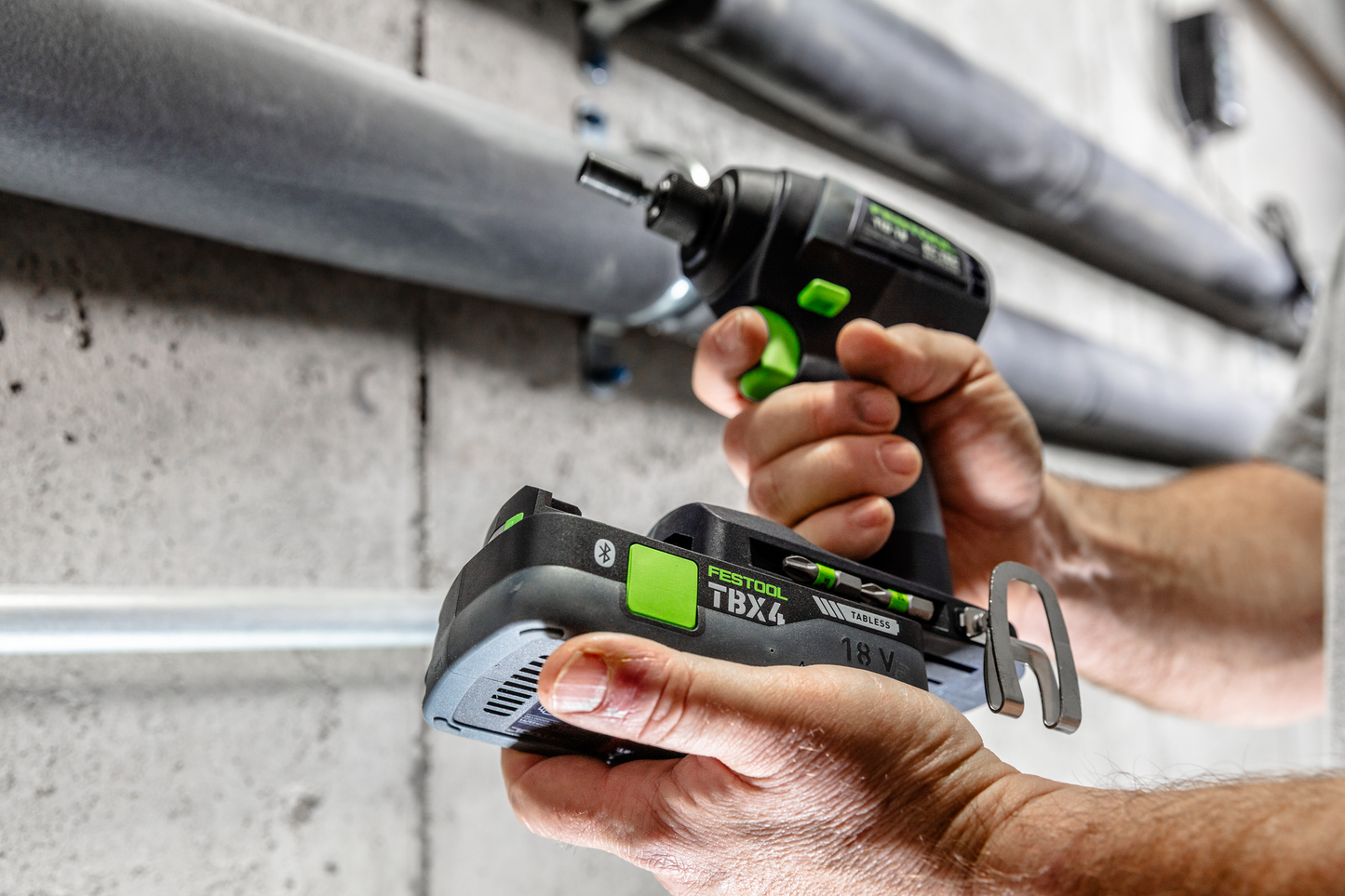 Festool 578829 Impact Driver and Drill set TID 18 Basic-Set T18