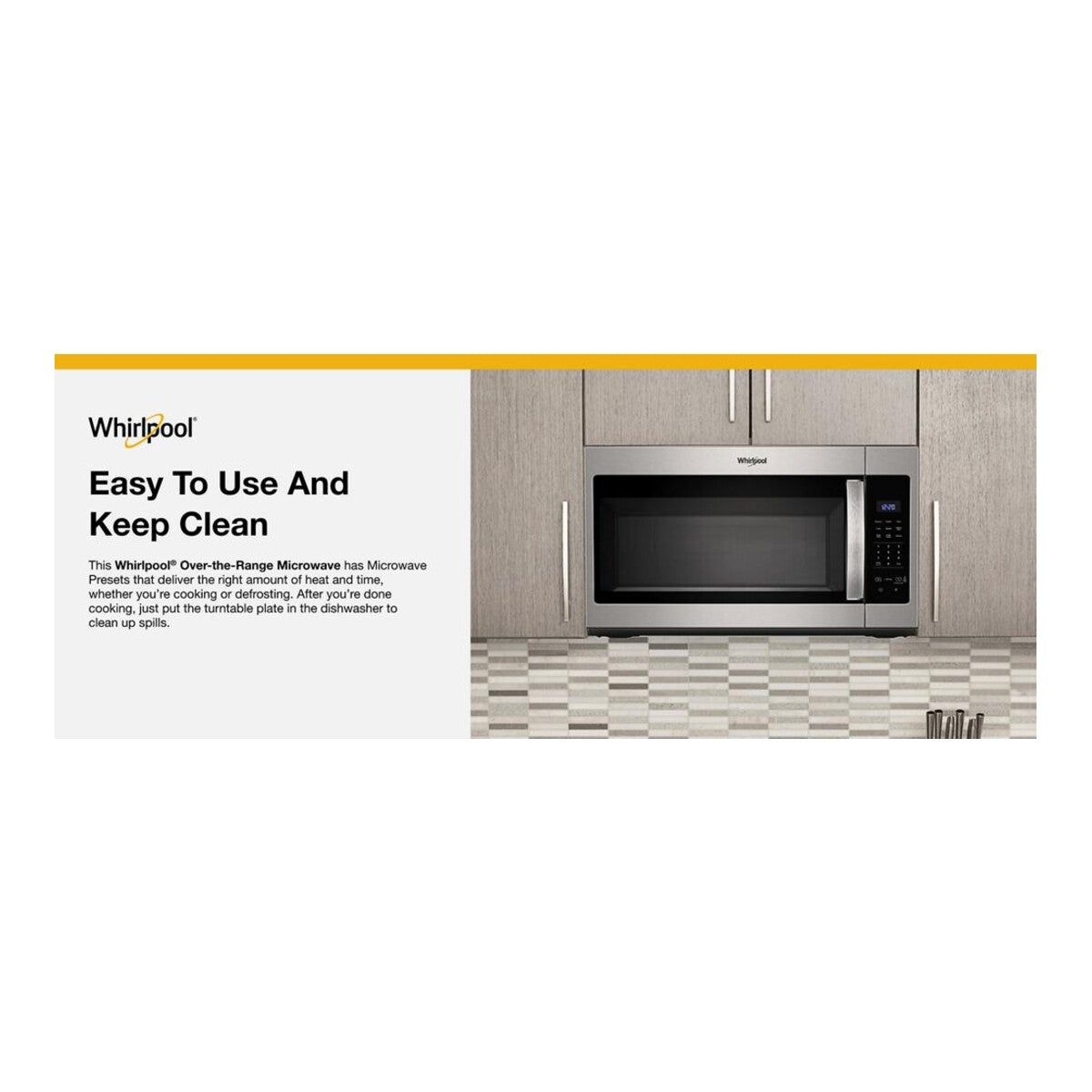 1.7 cu. ft. Microwave Hood Combination with Electronic Touch Controls