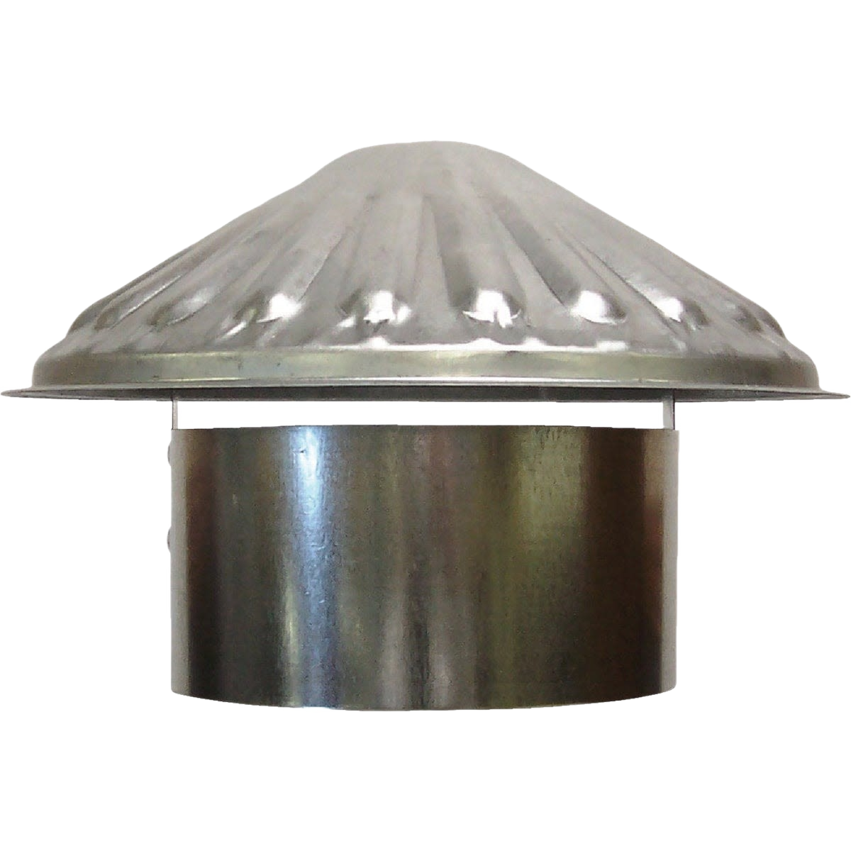 Galvanized steel vent pipe cap with domed top for plumbing use in home improvement under $50 collection