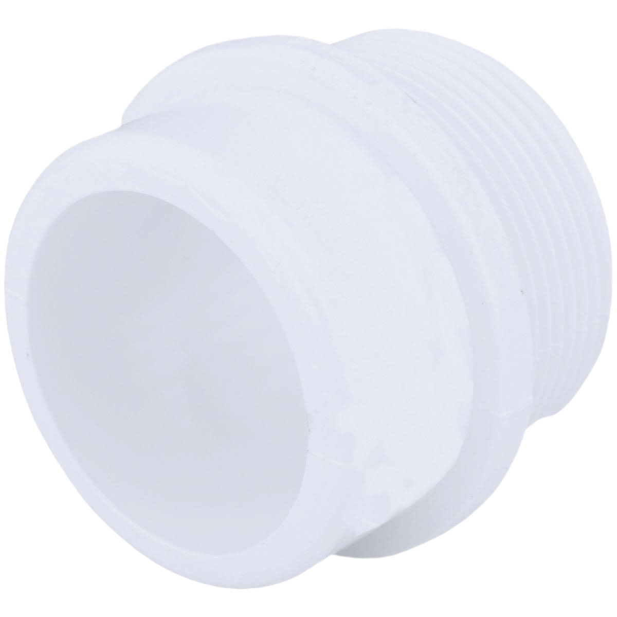 White durable PVC male pipe fitting adapter for plumbing in pipes and fittings under $50 collections
