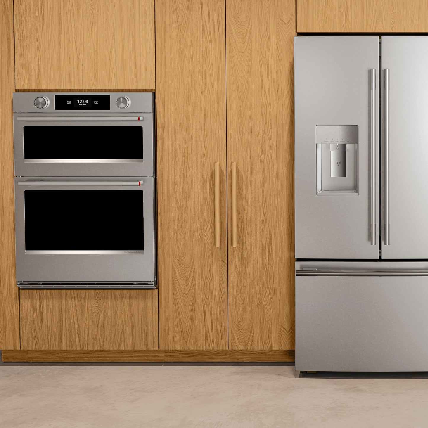 Counter-Depth French Door Refrigerator with External Water Dispenser